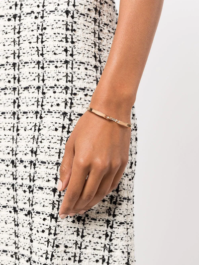 Nouvel Heritage 18kt Rose Gold Parisian Stroll Mood Diamond Bracelet In Gold