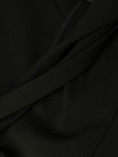 Givenchy One-shoulder Cutout Twisted Jersey Mini Dress In Black