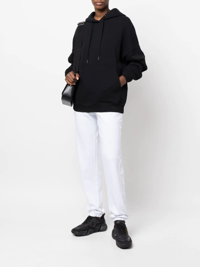 Moncler Cotton Jersey Logo Sweatpants In White