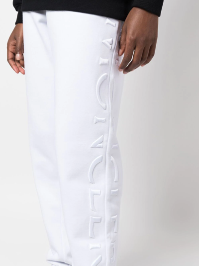 Moncler Cotton Jersey Logo Sweatpants In White