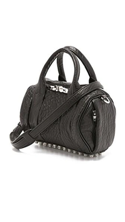 Shop Alexander Wang Mini Rockie Bag In Black