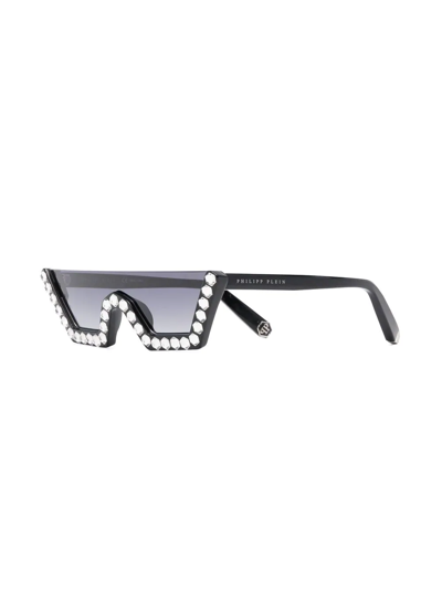 Philipp Plein Plein Crystal Lux Sunglasses In Black