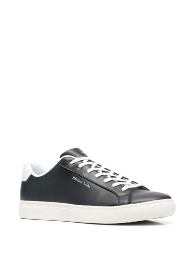 Shop Ps By Paul Smith Logo-print Low-top Sneakers In Blue