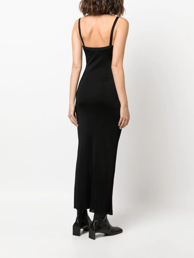 Shop Altu Square Tank Dress In Black