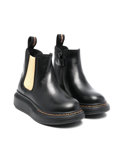 Shop Alexander Mcqueen Slip-on Ankle Boots In Black