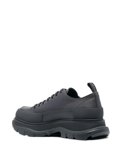 Alexander Mcqueen Tread Slick Low-top Sneakers In Grey