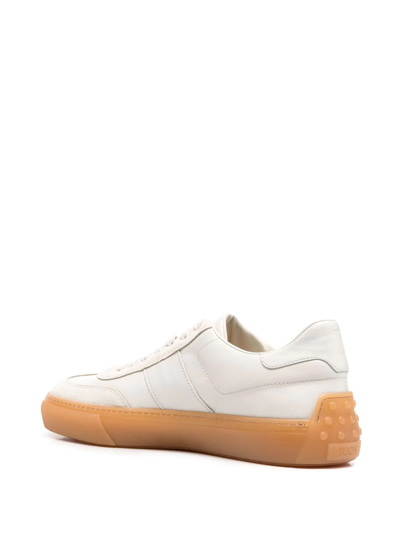 Tod's Cassetta Casual 03e Sneakers In Neutrals
