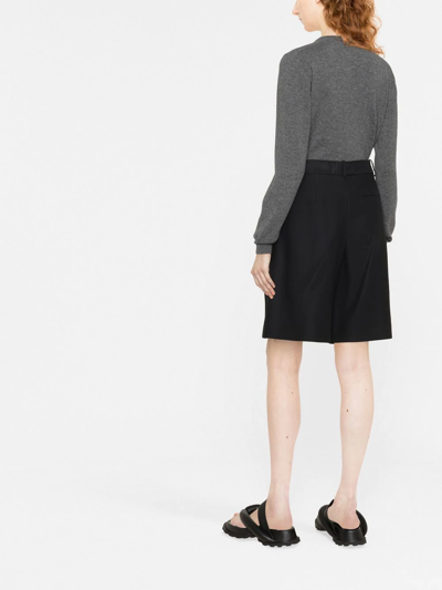 Brunello Cucinelli V-neck Cashmere Jumper In Grey