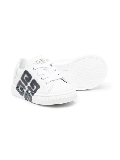 Shop Givenchy 4g Logo Low-top Sneakers In White
