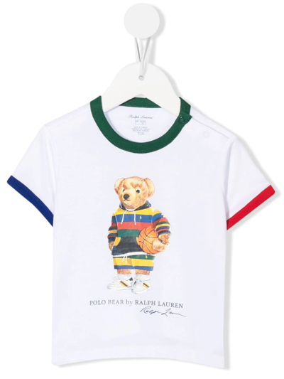 Polo Ralph Lauren Teddy Bear-print T-shirt in White