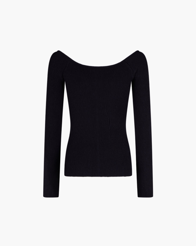 Shop Khaite The Luella Top In Black 200