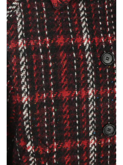 Marni Reversible Wool Blend Bomber Jacket In Red