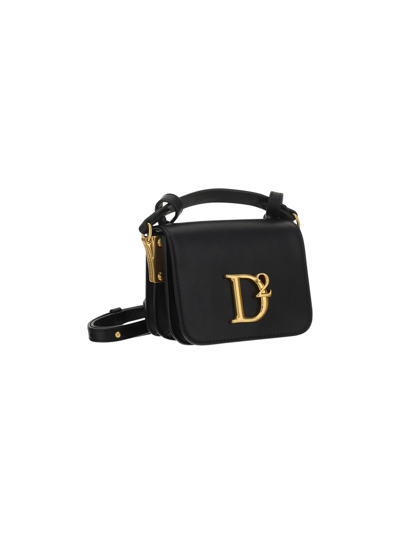 Shop Dsquared2 Shoulder Bag In Black