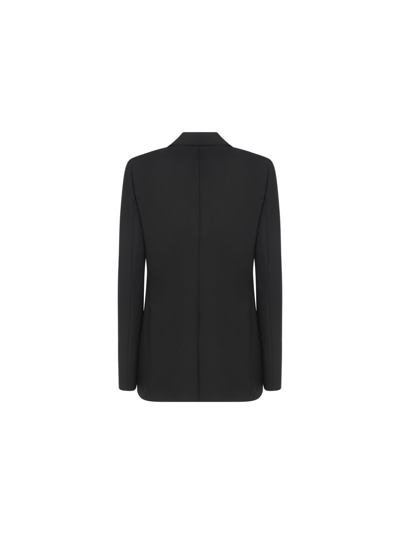 Shop Givenchy U-lock Jacket In Black/silvery