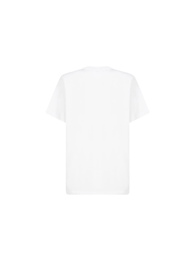 Shop Burberry Carrick T-shirt In Off White