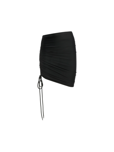 Shop Balenciaga Mini Skirt In Black