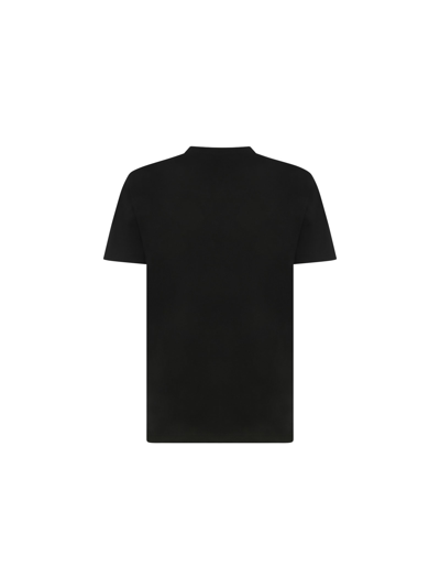 Shop Stella Mccartney Glitch Logo T-shirt In Black