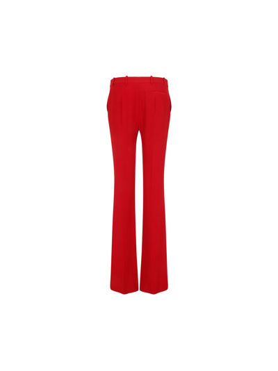 Shop Alexander Mcqueen Pants In Welsh Red