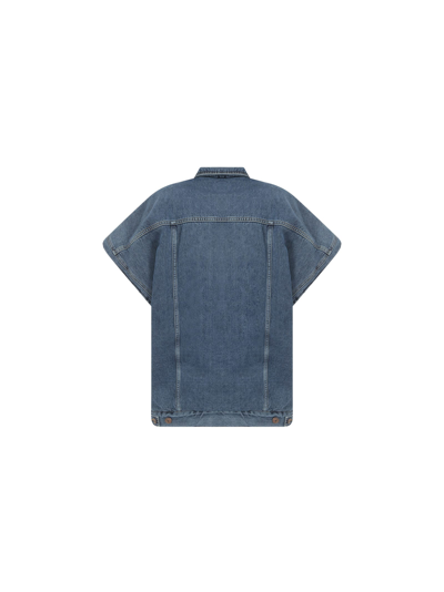 Shop 3x1 Oversize Vest In Dark Vintage