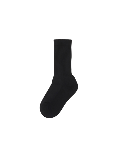 Shop Balenciaga Socks In Black/white