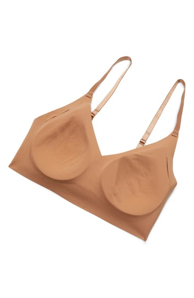 Shop True & Co. True Body Triangle Convertible Strap Bralette In Bronzed