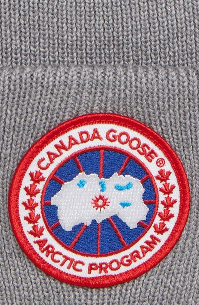 Shop Canada Goose Arctic Disc Toque Beanie In Heather Grey