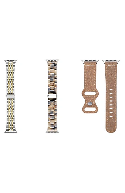 Shop The Posh Tech Assorted 3-pack 20mm Apple Watch® Watchbands In Multi