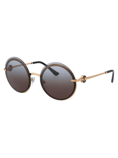 Shop Bvlgari Sunglasses In 20148g Pink Gold
