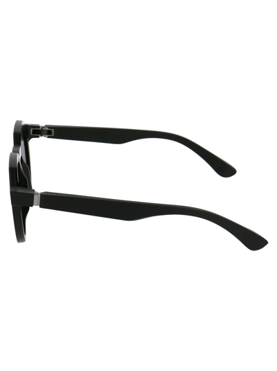 Shop Mykita Sunglasses In 812 Raw Black | Dark Grey Solid