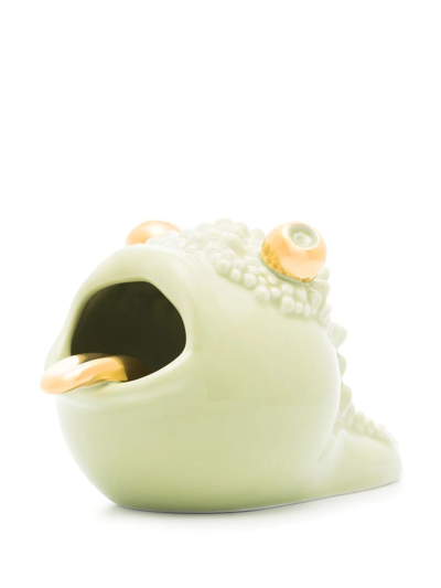 L'objet X Haas Brothers Smoking Fish Ashtray In Grün
