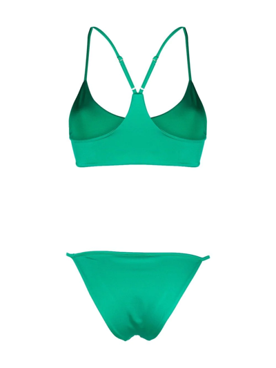 Manokhi Low-rise Stretch Bikini In Grün