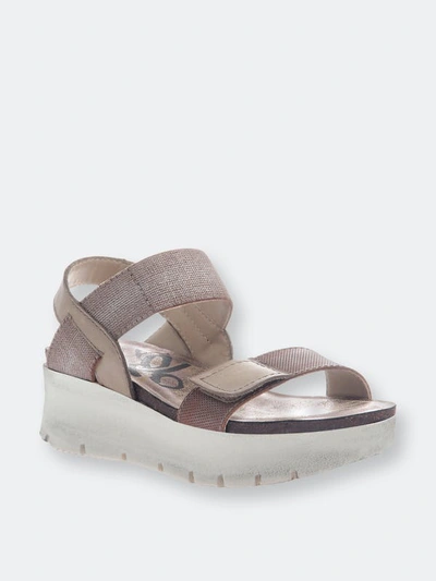 Shop Otbt Nova Platform Sandals In Grey