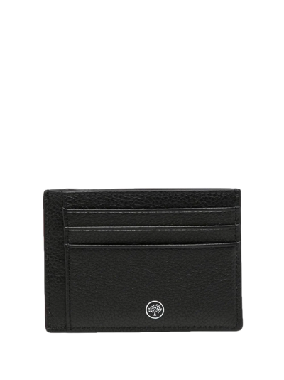 Shop Mulberry Small Leather Cardholder In Black