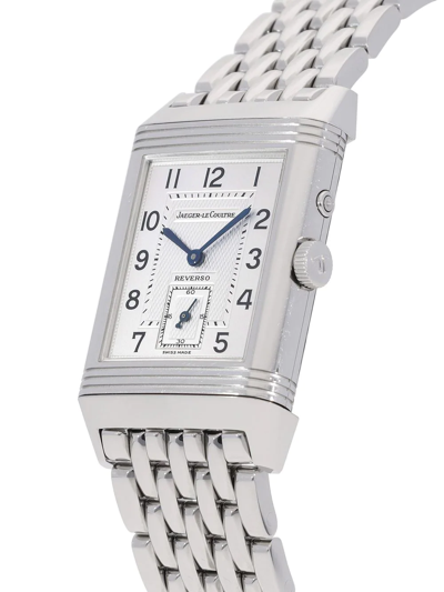 Pre-owned Jaeger-lecoultre 2001  Reverso In Silver