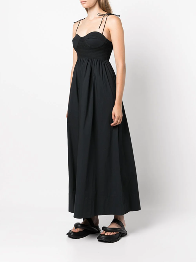 Shop Staud Landry Maxi Dress In Black