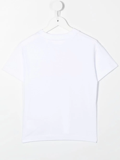 Shop Palm Angels Bear-print Cotton T-shirt In White