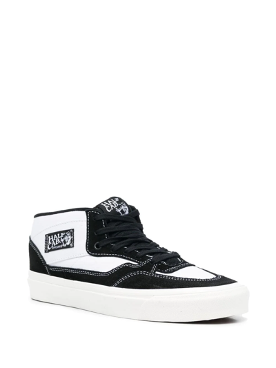 Shop Vans Panelled High-top Sneakers In Black