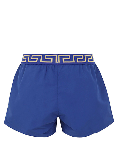 Shop Versace Men's Blue Other Materials One-piece Suit