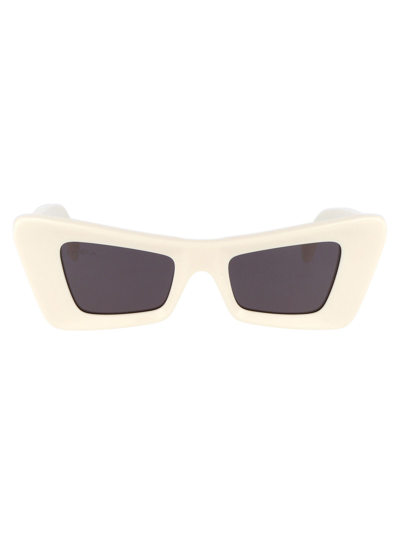 Shop Off-white Women's White Metal Sunglasses