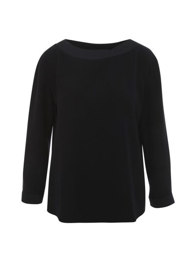 Shop Emporio Armani Women's Blue Other Materials Sweater