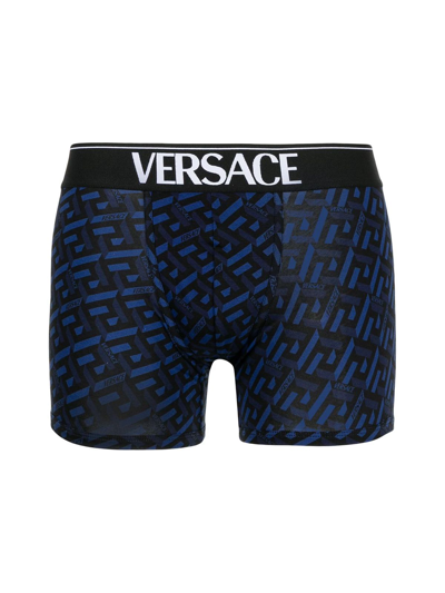 Shop Versace Men's Blue Other Materials Underwear & Swimwear