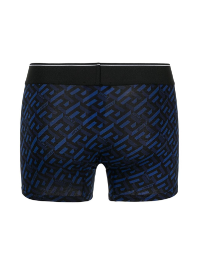 Shop Versace Men's Blue Other Materials Underwear & Swimwear