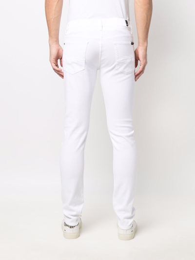 Shop Seven Cotton Ronnie Skinny Jeans In White