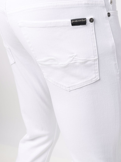 Shop Seven Cotton Ronnie Skinny Jeans In White