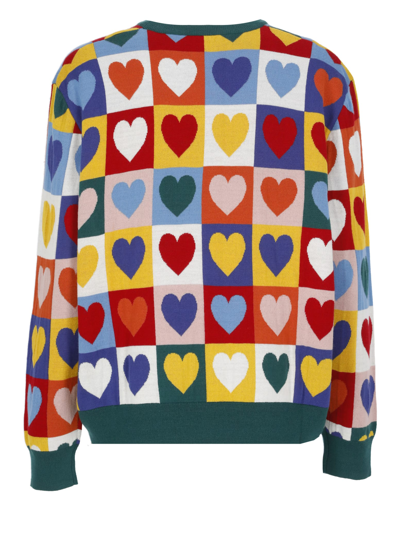 Shop Love Moschino Wool Sweater In Multicuore