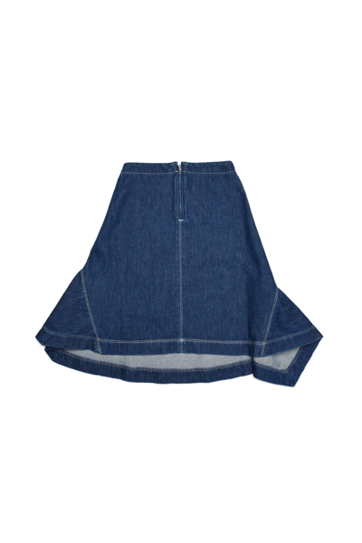 Shop Marni Mg98f Skirt  In Denim