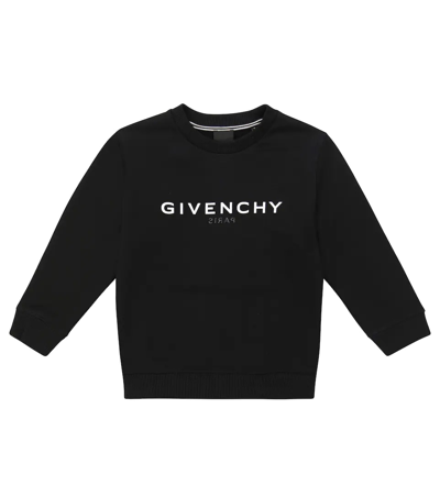 Shop Givenchy Logo Sweatshirt In Black