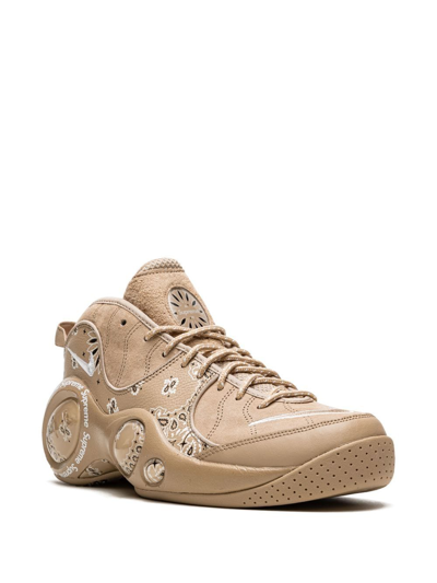 Shop Nike X Supreme Air Zoom Flight 95 "hemp" Sneakers In Brown