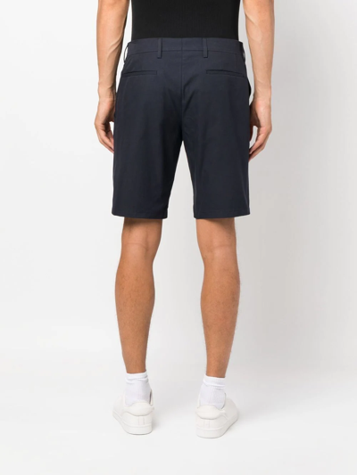 Shop Paul Smith Straight-leg Bermuda Shorts In 蓝色