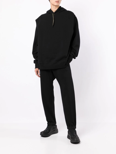 Shop Acronym Belted-waist Joggers In 黑色